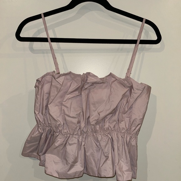 Pink Ruched Sleeveless Top - Picture 3 of 8